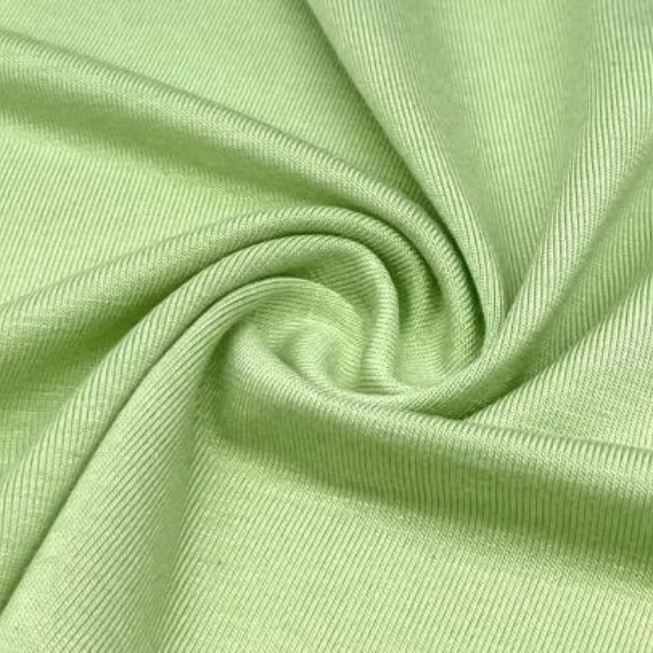 Premium Bamboo Cotton Round Neck Fabric Weave Closeup