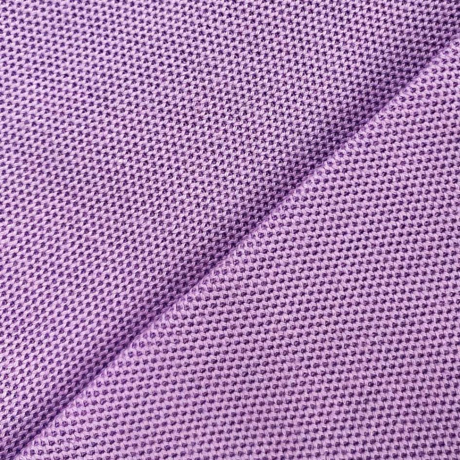 Classic Pique Polo Fabric Weave Closeup