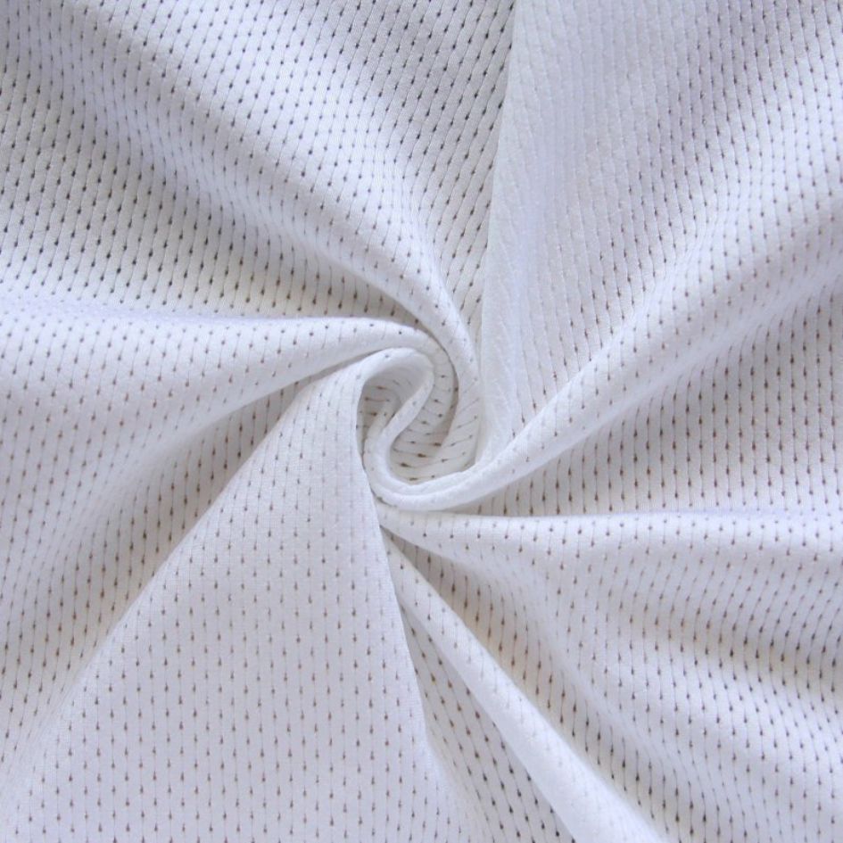 Classic Everyday Round Neck Fabric Weave Closeup