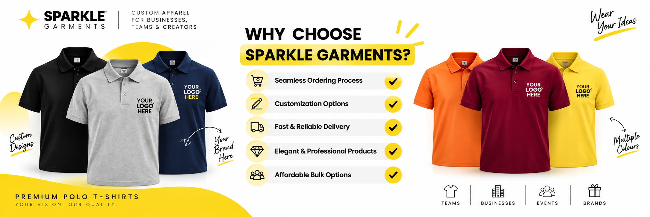 Why Choose Sparkle Garments - Quality, Pricing, Reliability