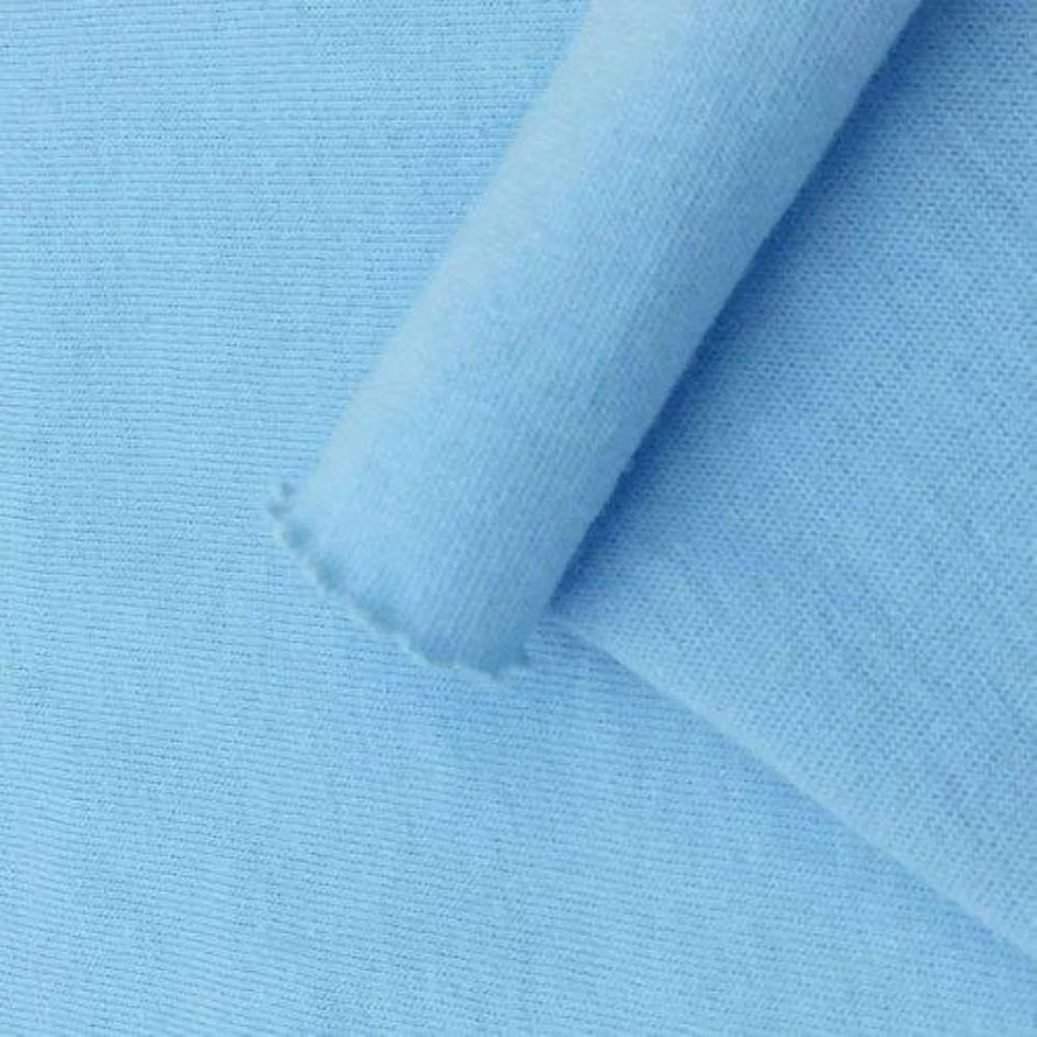 Premium Cotton Round Neck Fabric Weave Closeup